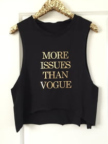 Cropped Tanks More Issues Than Vogue Cropped Muscle Tank