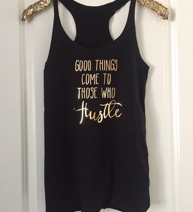 Good Things Come Racerback Tank