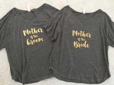 Mother of the Bride or Groom Loose V-Neck Tee