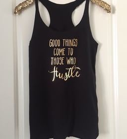 Good Things Come Racerback Tank