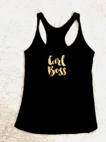 Girl Boss Racerback Tank